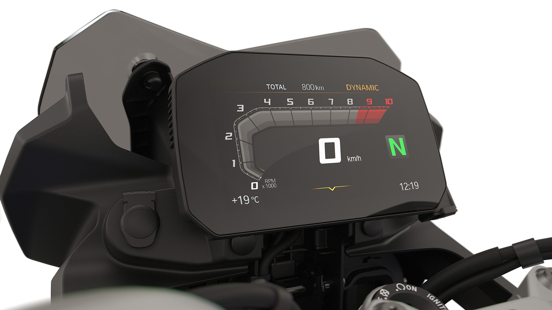 Pantalla TFT con conectividad de la BMW F 800 GS