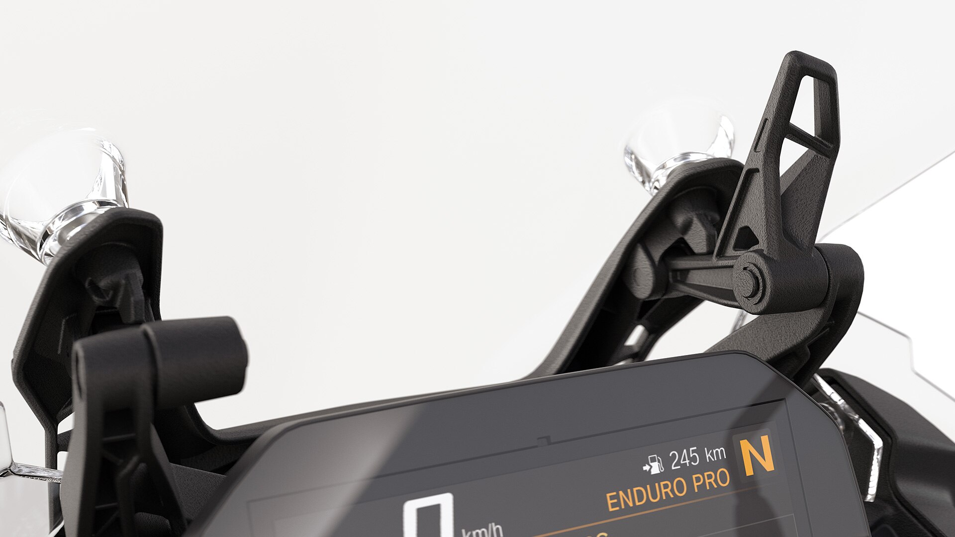 El parabrisas touring regulable de la F 900 GS Adventure de BMW Motorrad