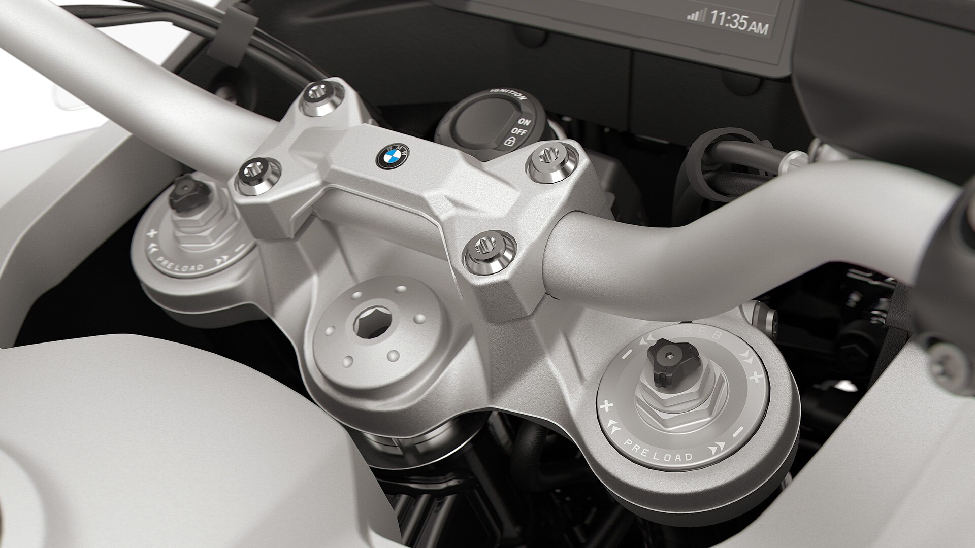 La horquilla ajustable F 900 GS Adventure de BMW Motorrad