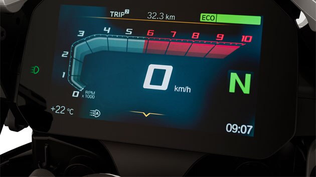 Vemos los modos de conducción Pro y ECO Modus.