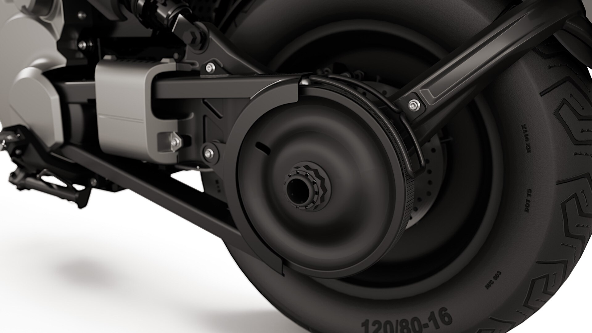 El basculante de la e-parkourer CE 02 de BMW Motorrad